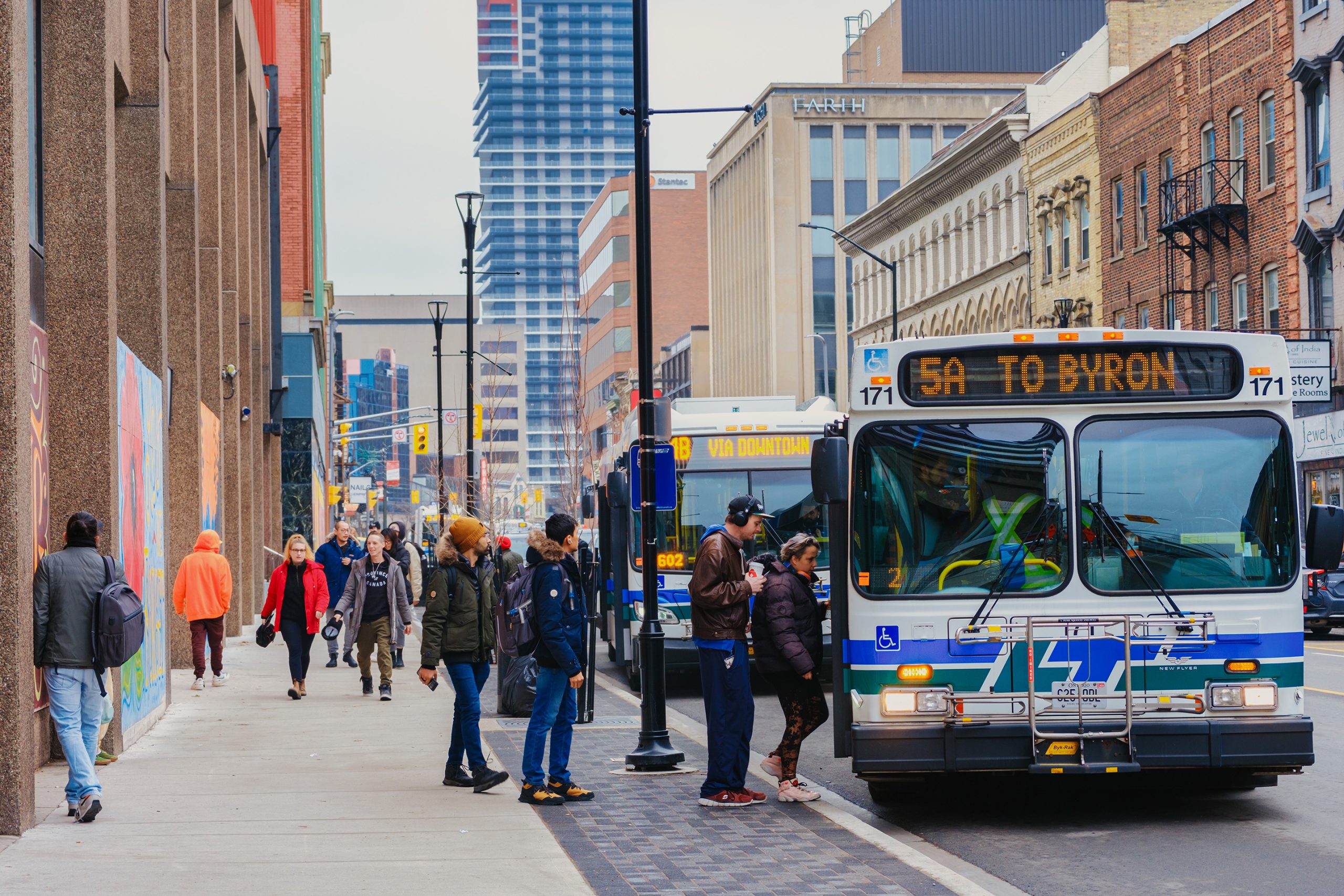 Bus in London Ontario