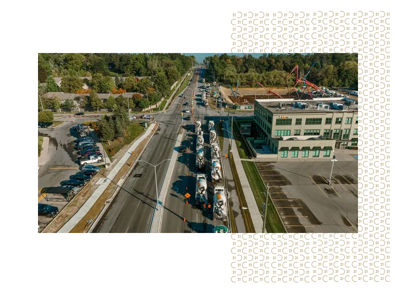 Masonville construction aerial view - Masonville 社区建设航拍 — 伦敦北区蓬勃发展中